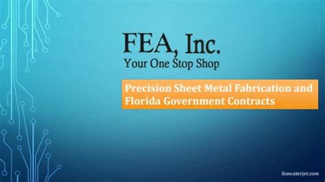 government contracts for metal fabrication